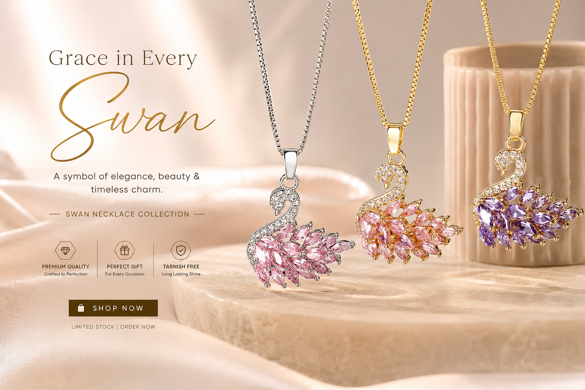 Celestia Swan Necklace