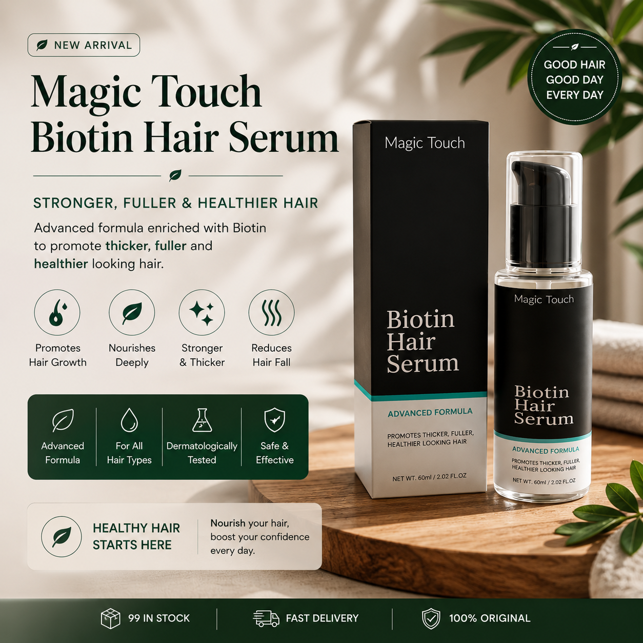 Magic Touch Biotin Hair Serum