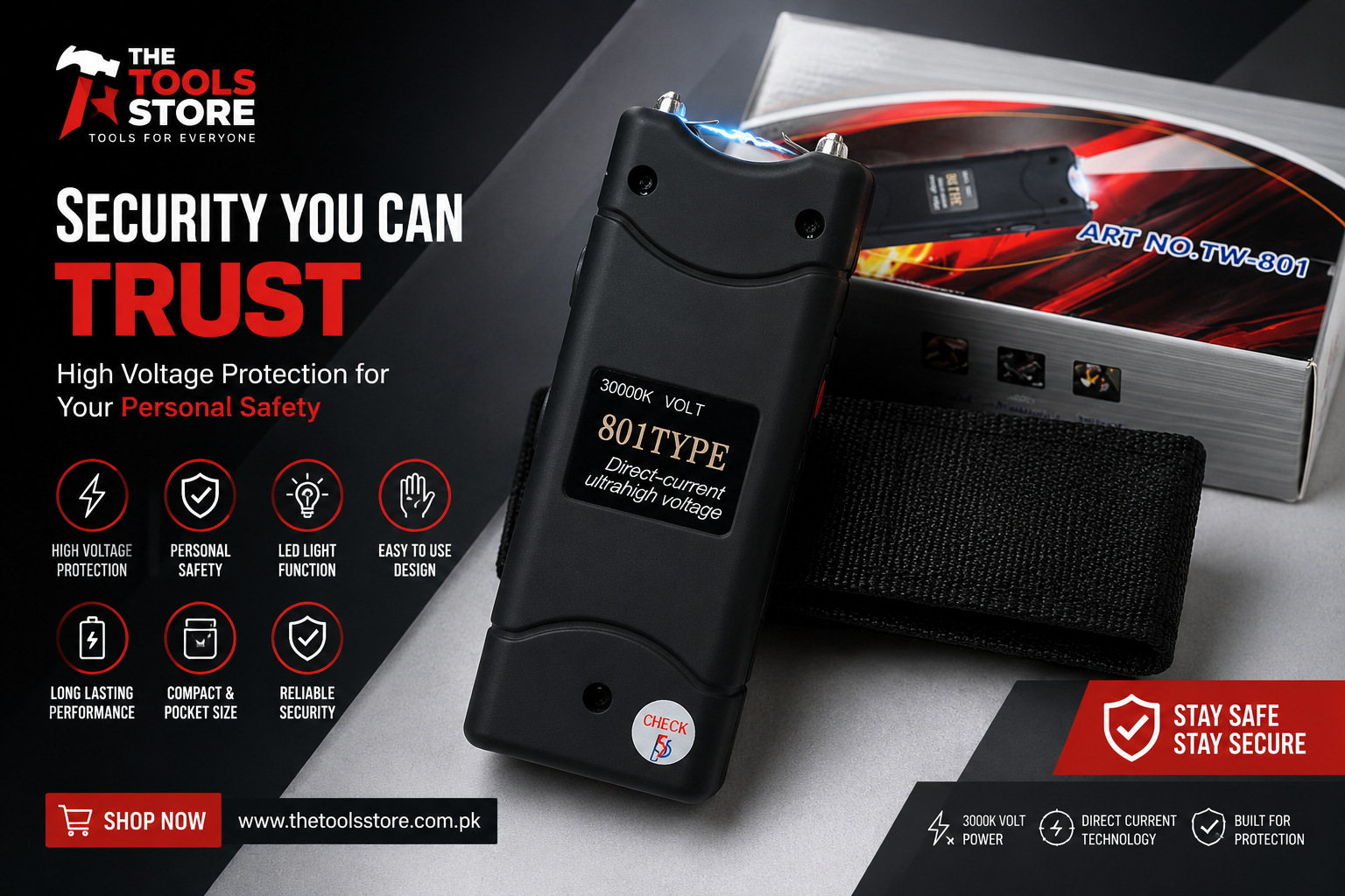 Guardian 801 Rechargeable Stun Device